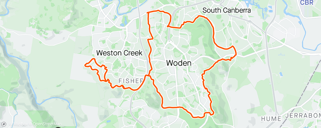 Map of the activity, Unsuccessfully avoiding the 🦘
