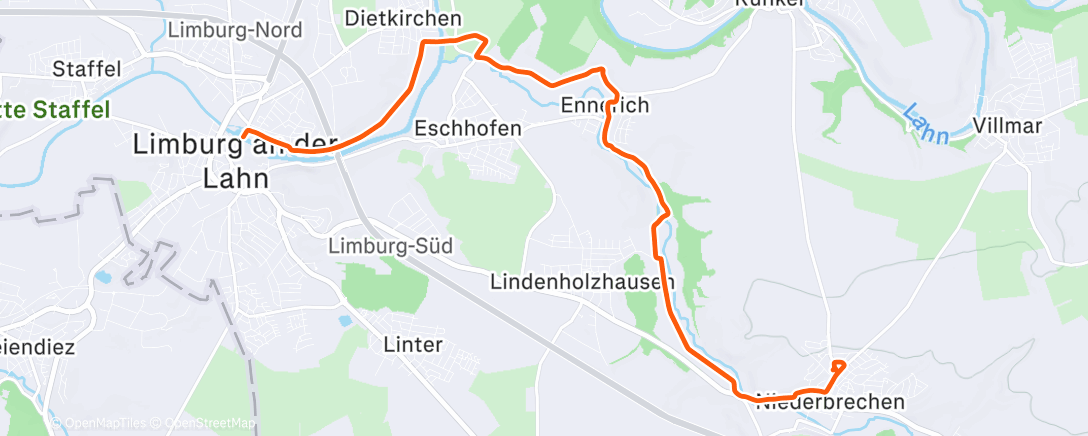 Карта физической активности (Radfahren)