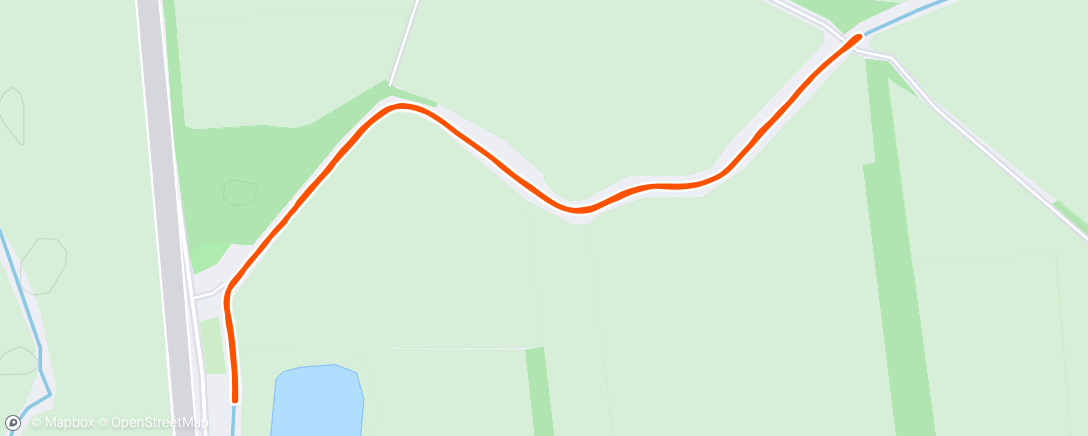 Map of the activity, Afternoon Kayaking