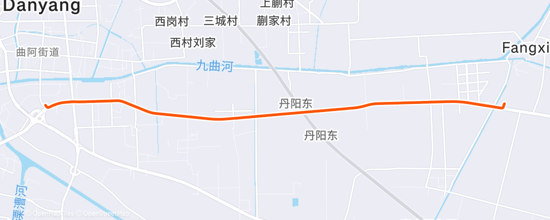 Map of the activity, Morning Ride