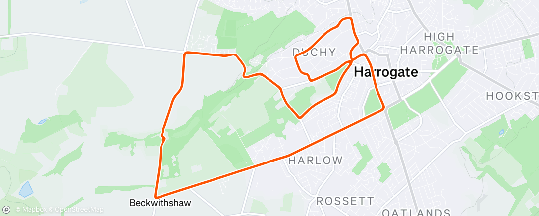 Map of the activity, Zwift - Royal Pump Room 8 in Yorkshire