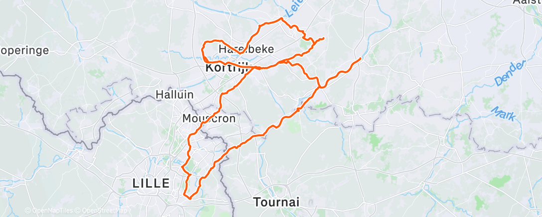 Map of the activity, De plongkasse was ver gesprongen