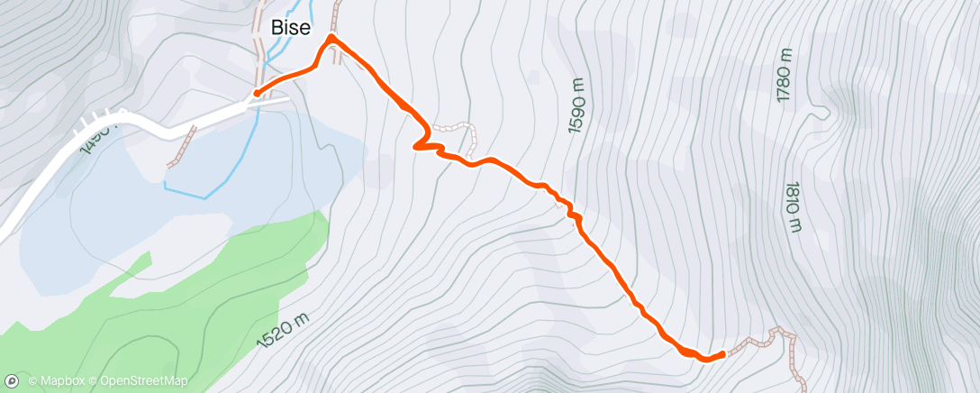 Mapa da atividade, Marche dans l'après-midi