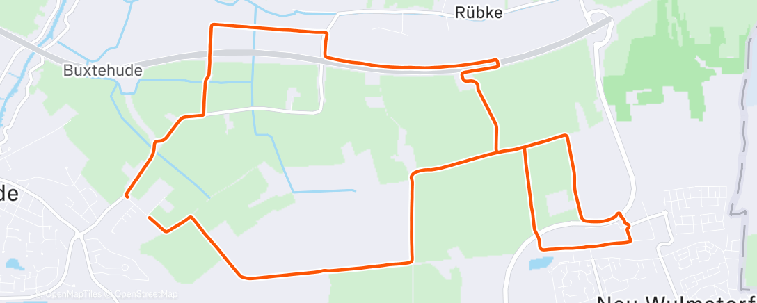 Карта физической активности (Afternoon Ride)