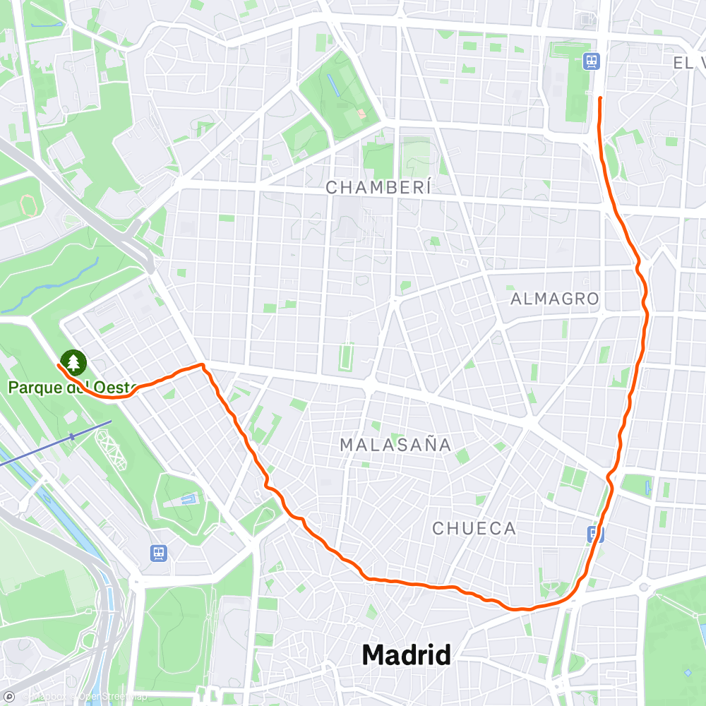 Map of the activity