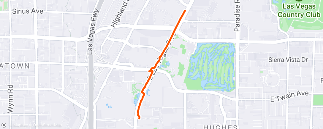 Map of the activity, Afternoon Walk