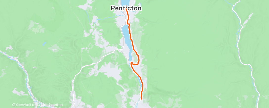 Map of the activity, ROUVY - IRONMAN Canada 2021 40km