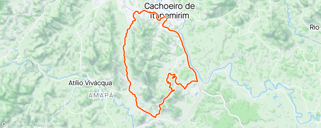 Map of the activity, Pedal Matinal