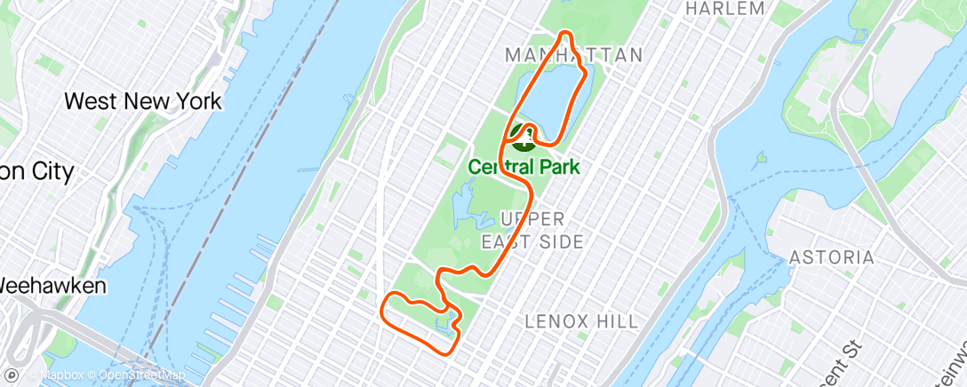 Map of the activity, Zwift - Entretien in New York