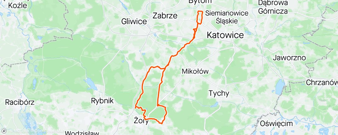Map of the activity, Spotkanie Roubaix Team'24