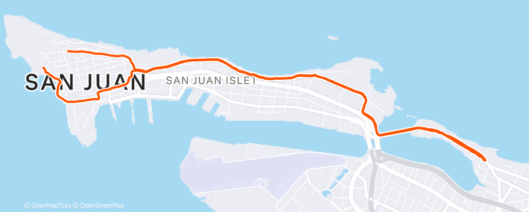 Mapa de la actividad (Morning Run)