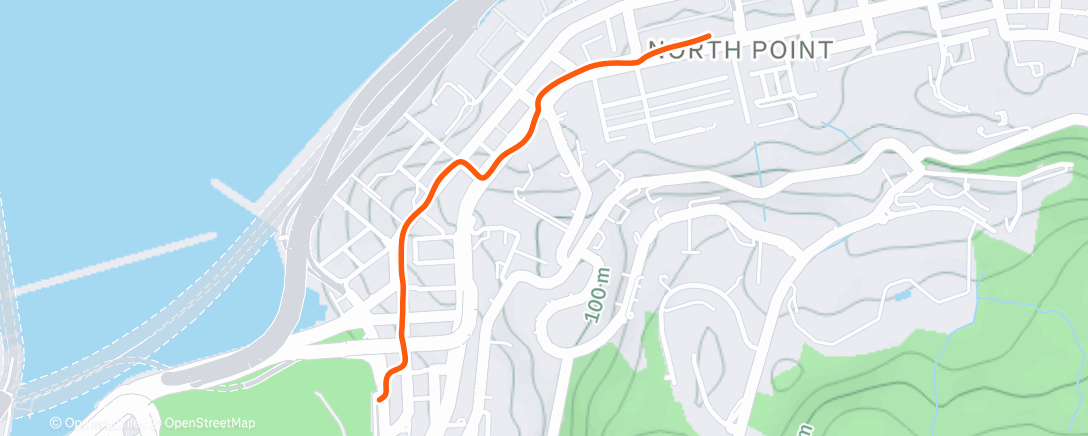 Карта физической активности (晨間步行)