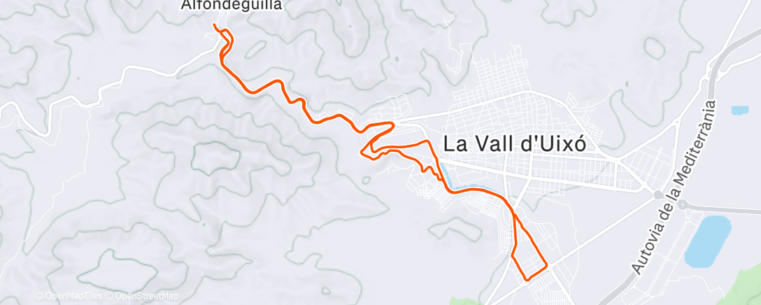 Map of the activity, Easy + progresivos