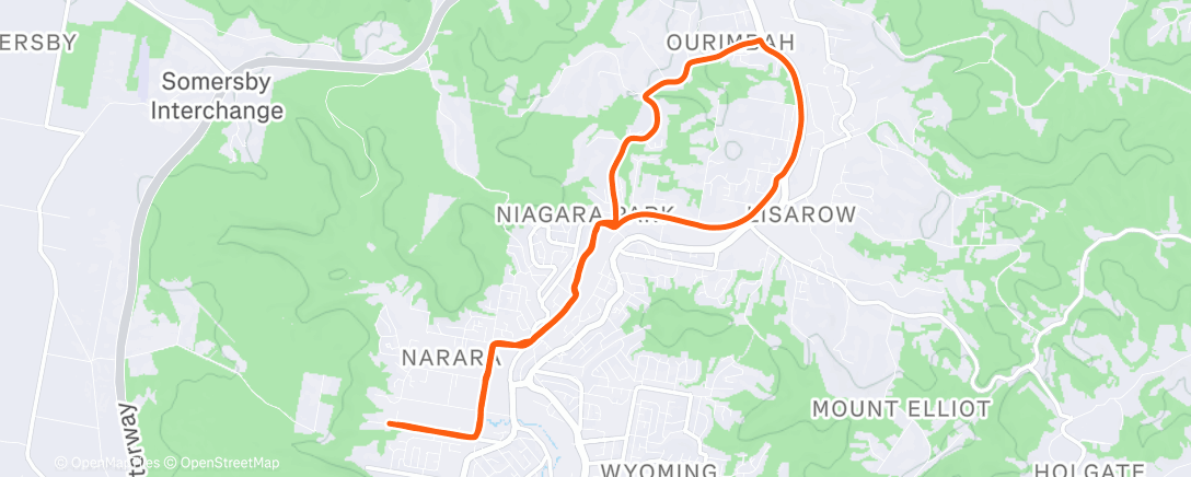 Map of the activity, Easy 90 mins