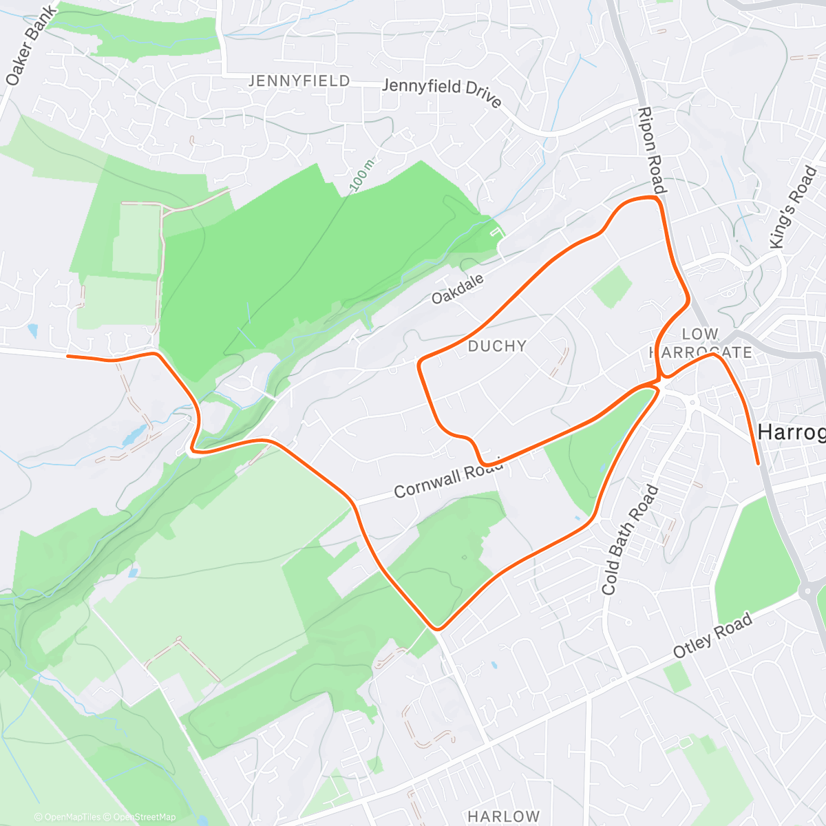 Map of the activity, Zwift - Queen's Highway After Party in Yorkshire