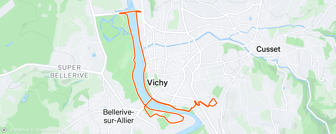 Mappa dell'attività 1h05 : Après une nuit aussi blanche que le givre.