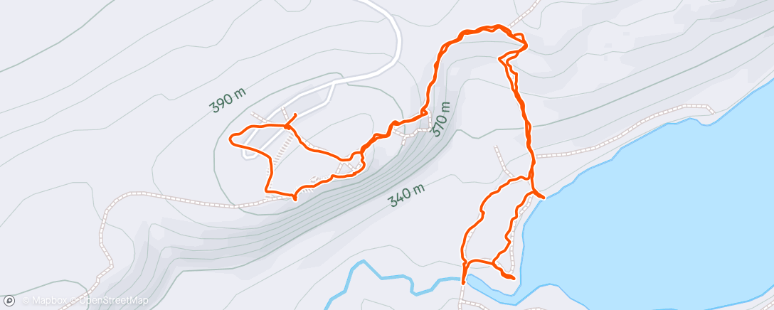 Map of the activity, Lunch Hike