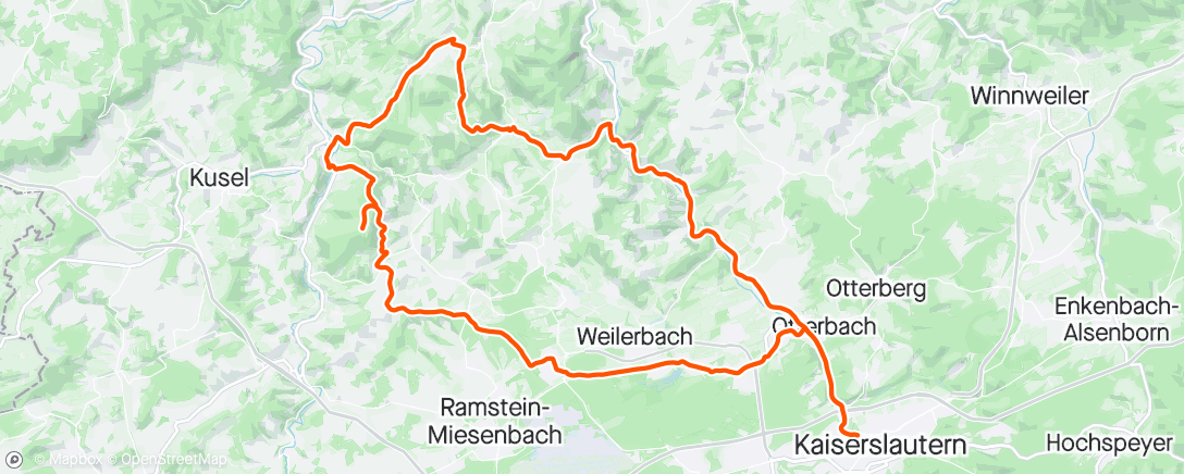 「Potzberg - Schneeweider Runde」活動的地圖