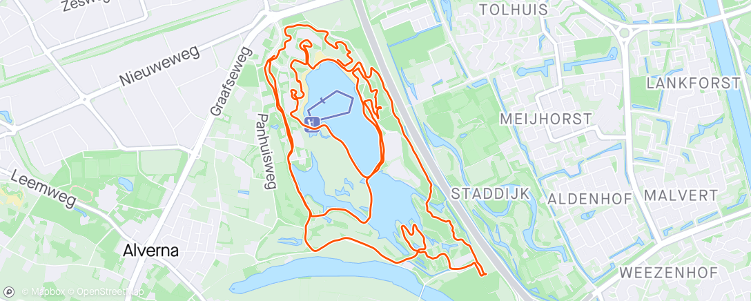 Map of the activity, Strong Viking - mud rade - obstacle run