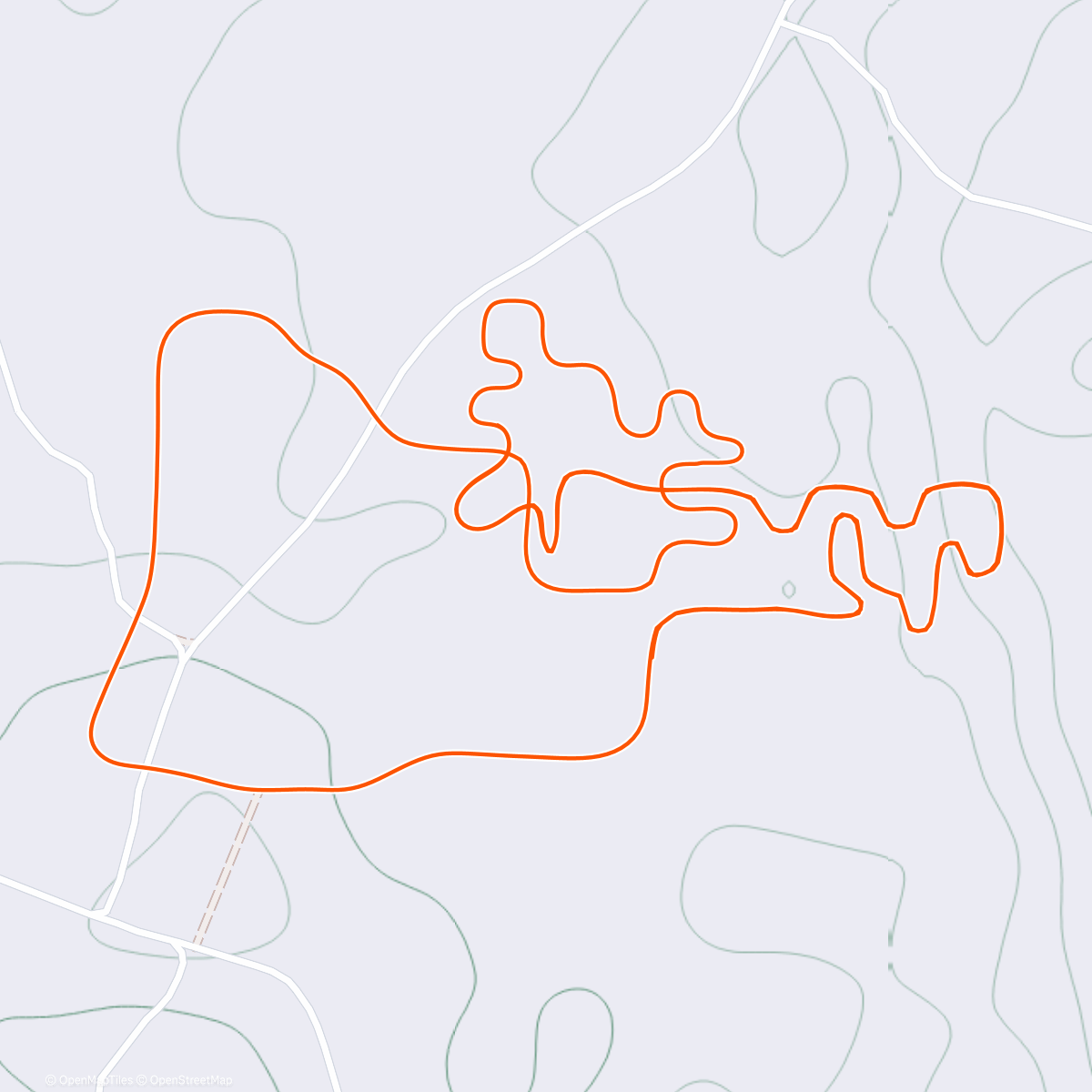 Map of the activity, Zwift - Railways and Rooftops in Makuri Islands