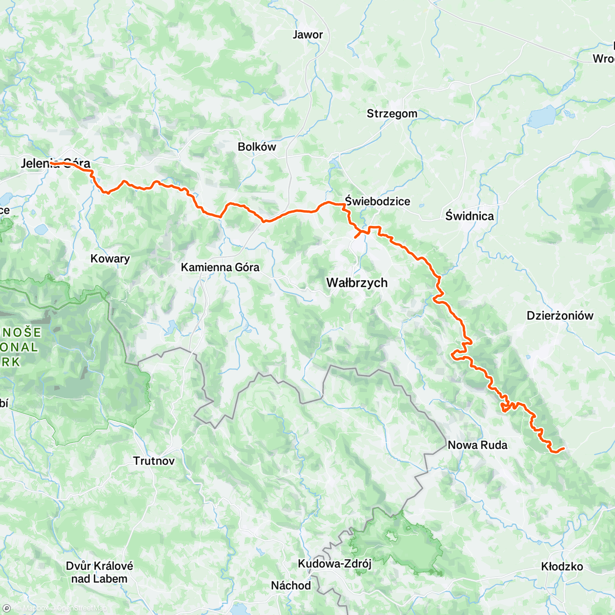 Map of the activity, Zachód 800 dzień 3