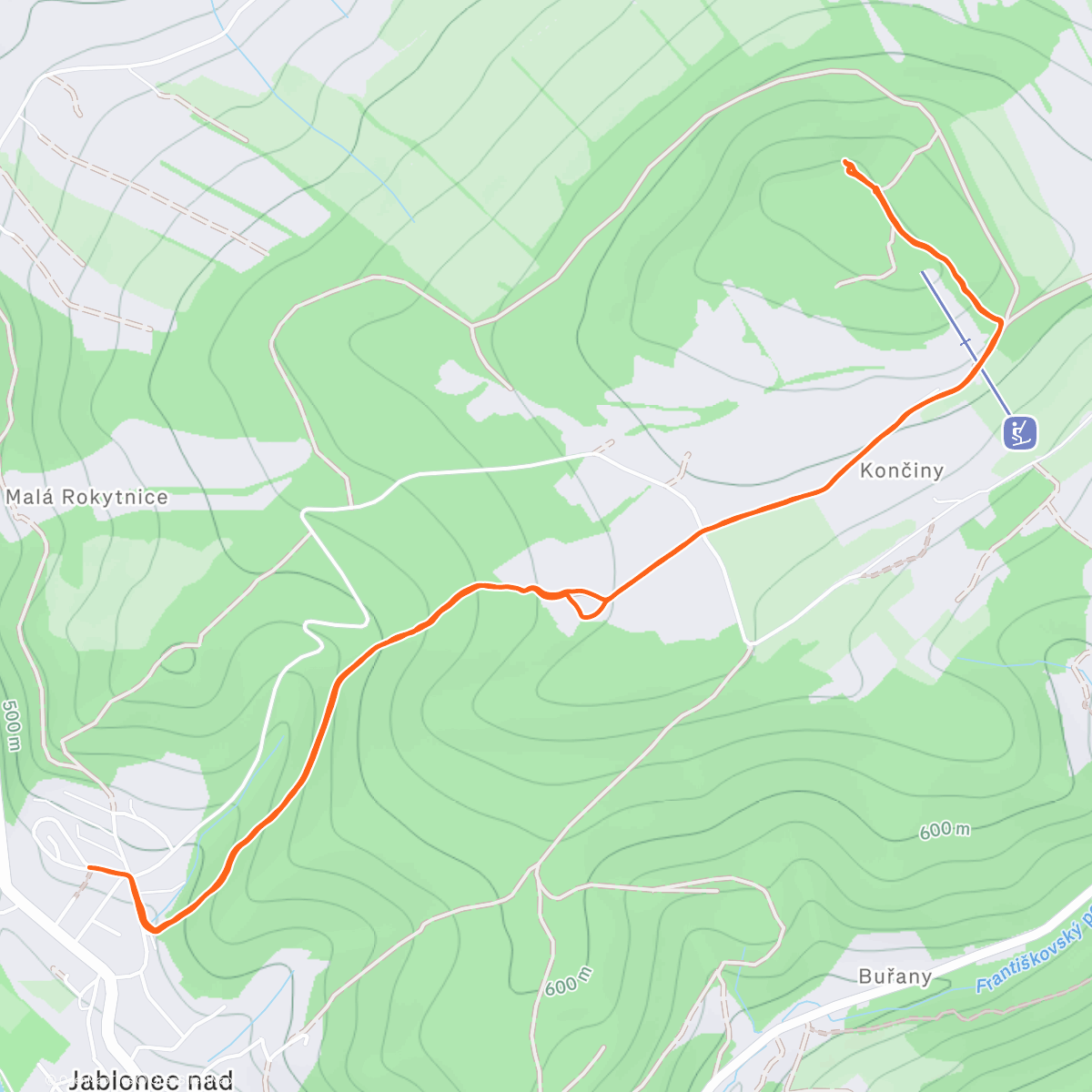 Map of the activity, Doháníme sluníčko