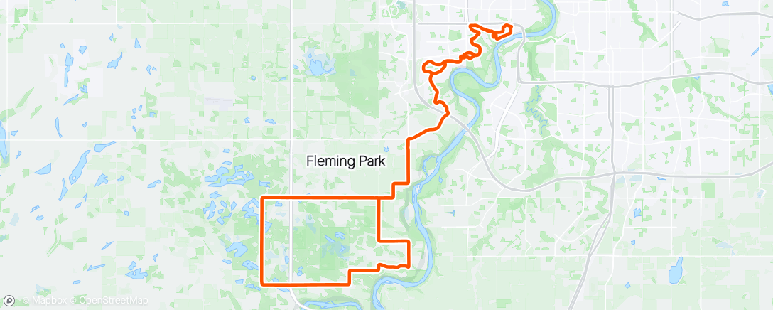 Map of the activity, Afternoon Ride - behind the Paul wall