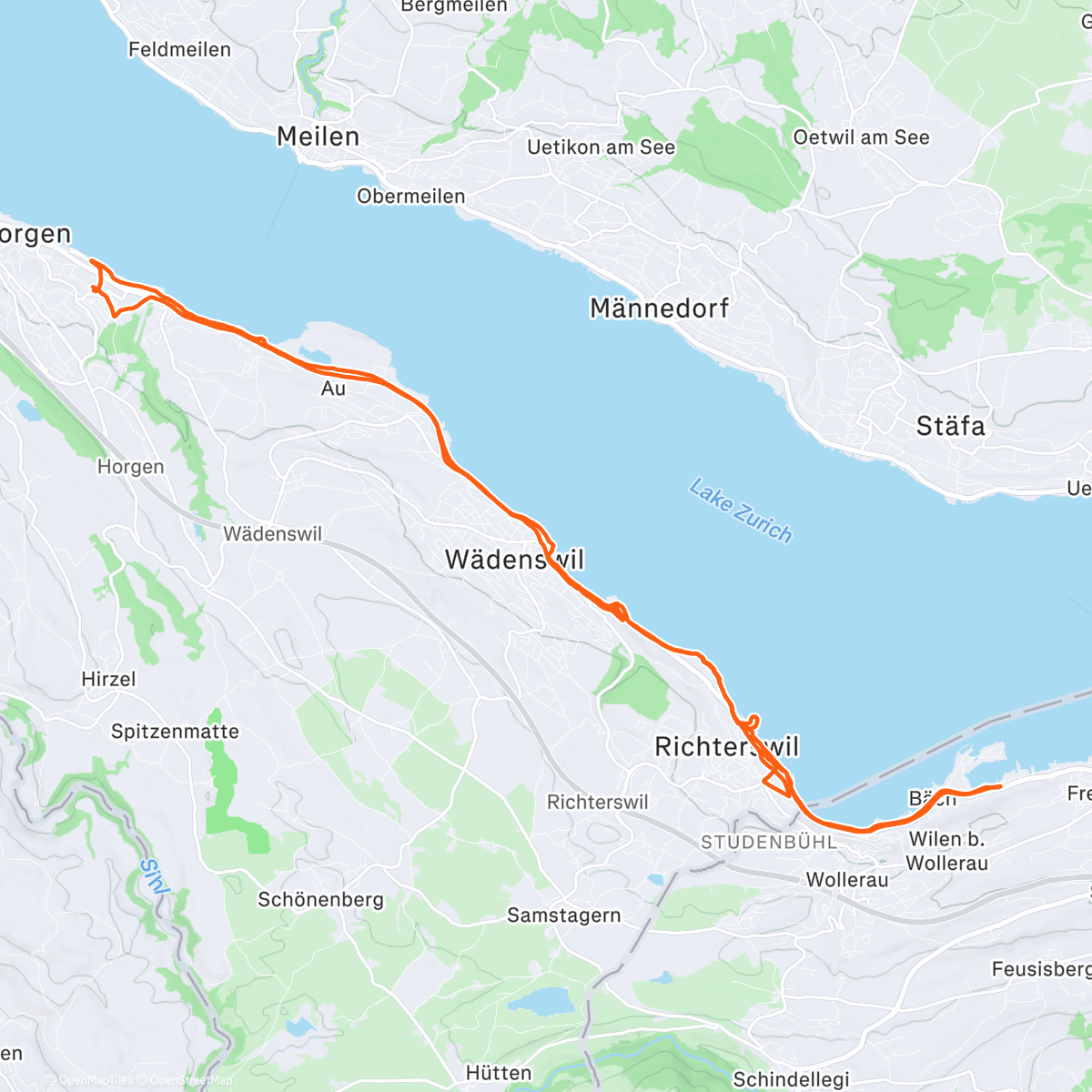 Map of the activity, just a random tuesday