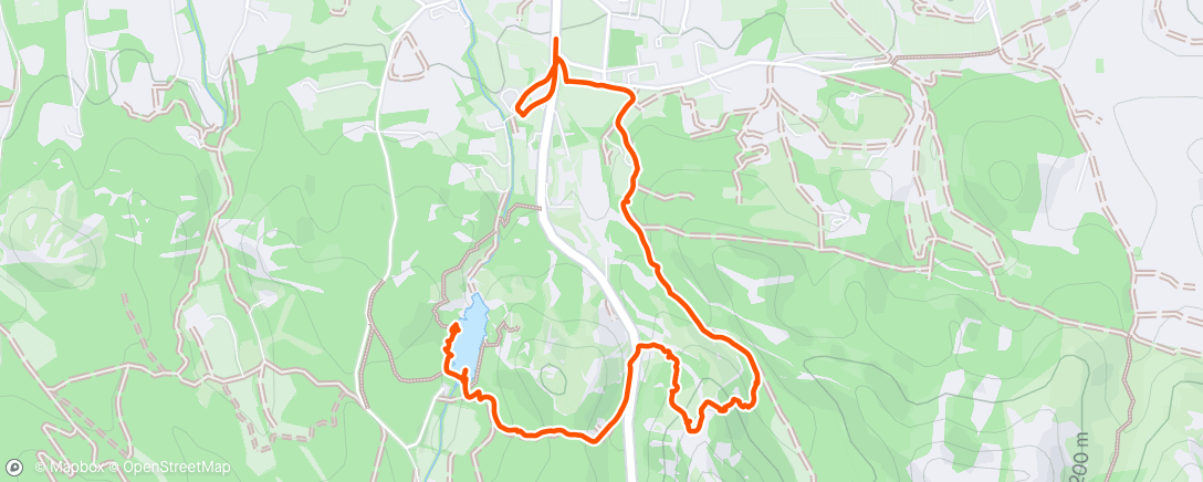 Map of the activity, Marche dans l'après-midi