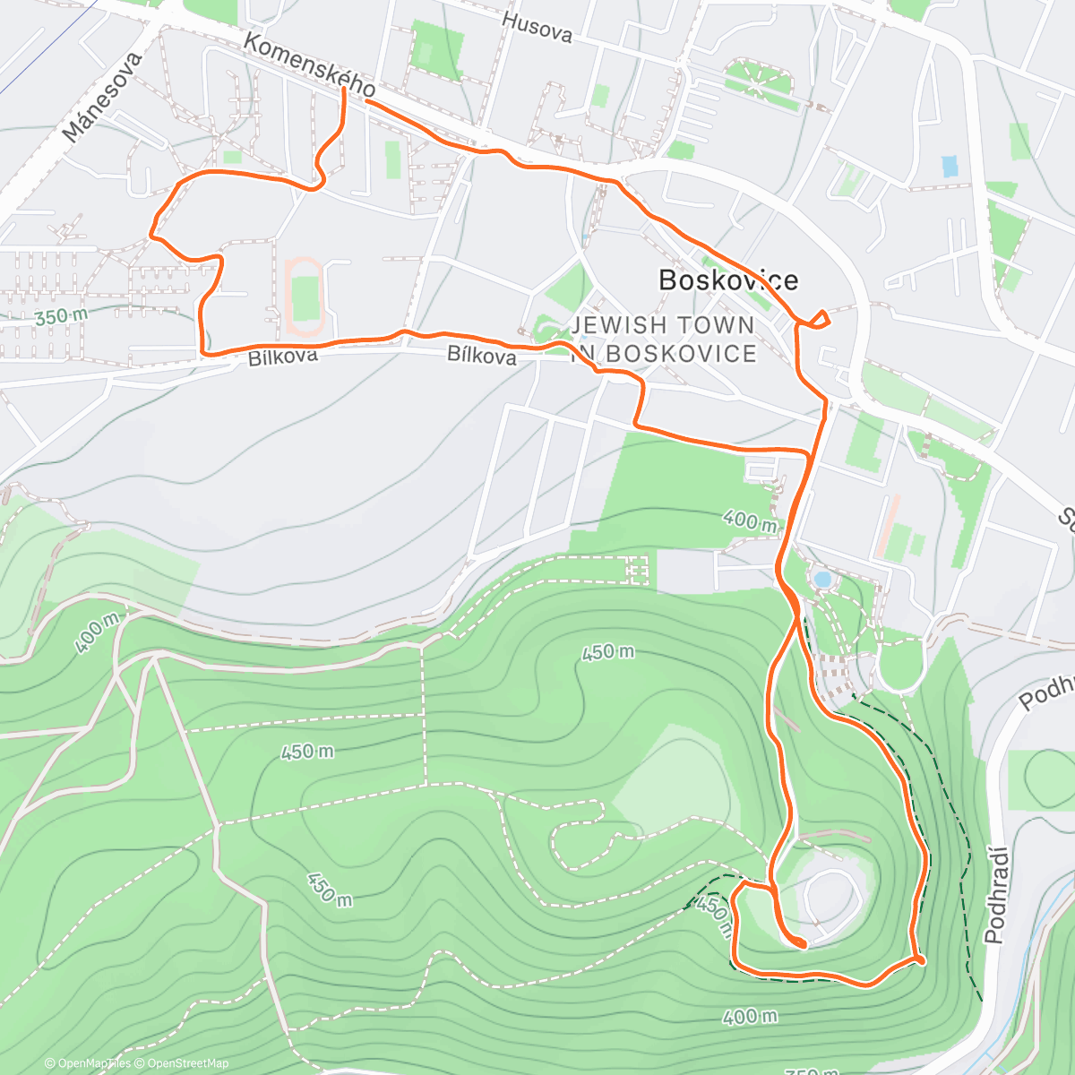 Map of the activity, 🚶‍♂️