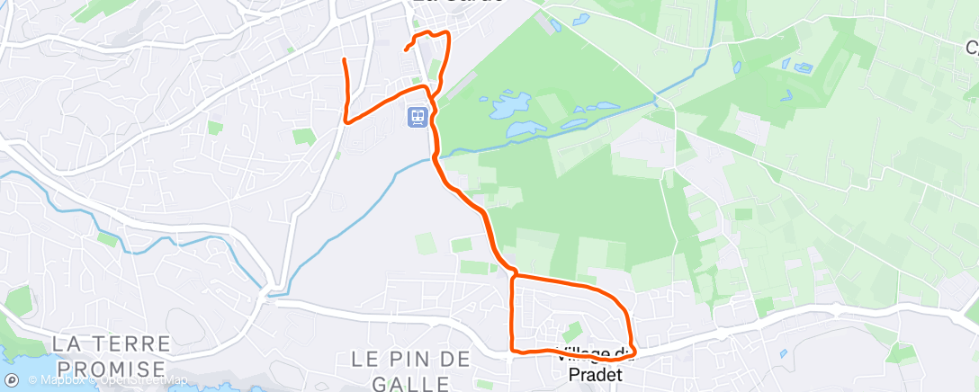 Map of the activity, #24.152 🏃🏽‍♂️recup genou 2. Bonnes sensations 🙂