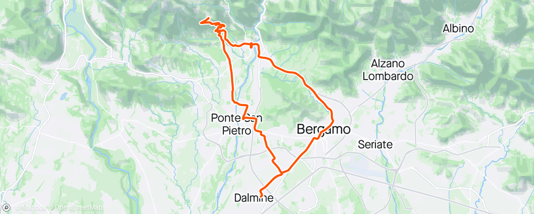 Map of the activity, 19/05/224, Giro mattutino