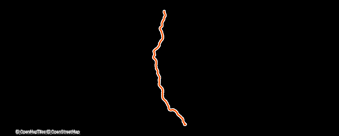 Map of the activity, Pedalata mattutina