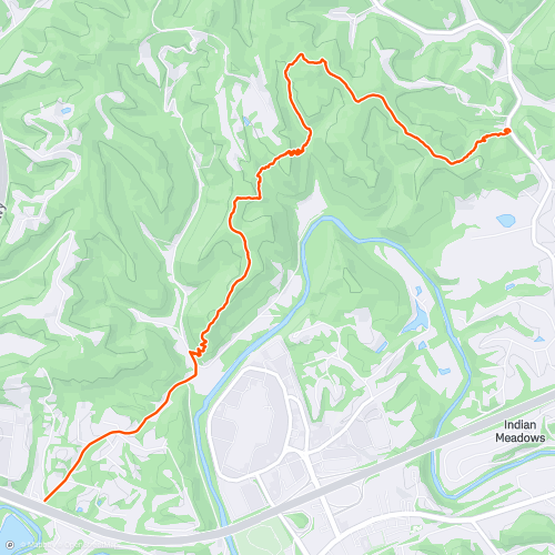 KT Wildcat to Blue Sulphur 13.5 km Running Route on Strava
