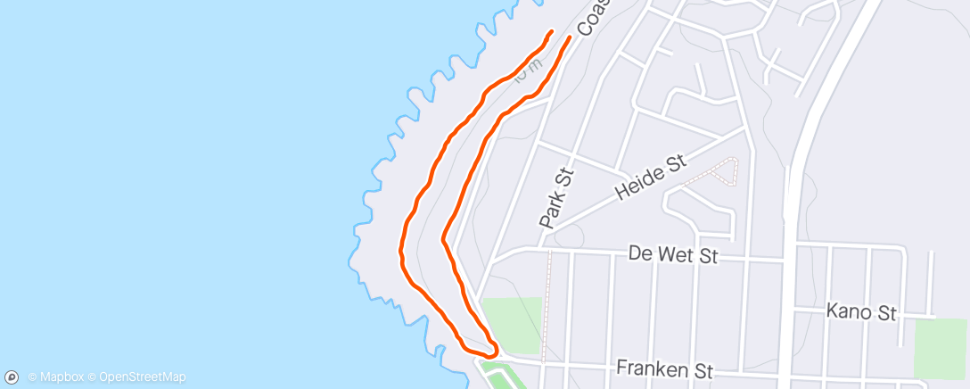 Map of the activity, Walkies