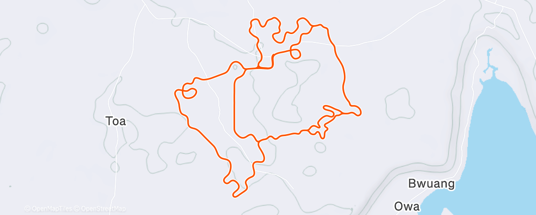 Map of the activity, Zwift - Island Hopper in Makuri Islands