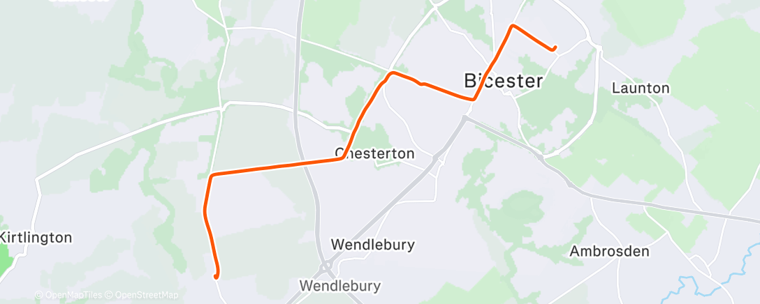 Карта физической активности (Morning E-Bike Ride)