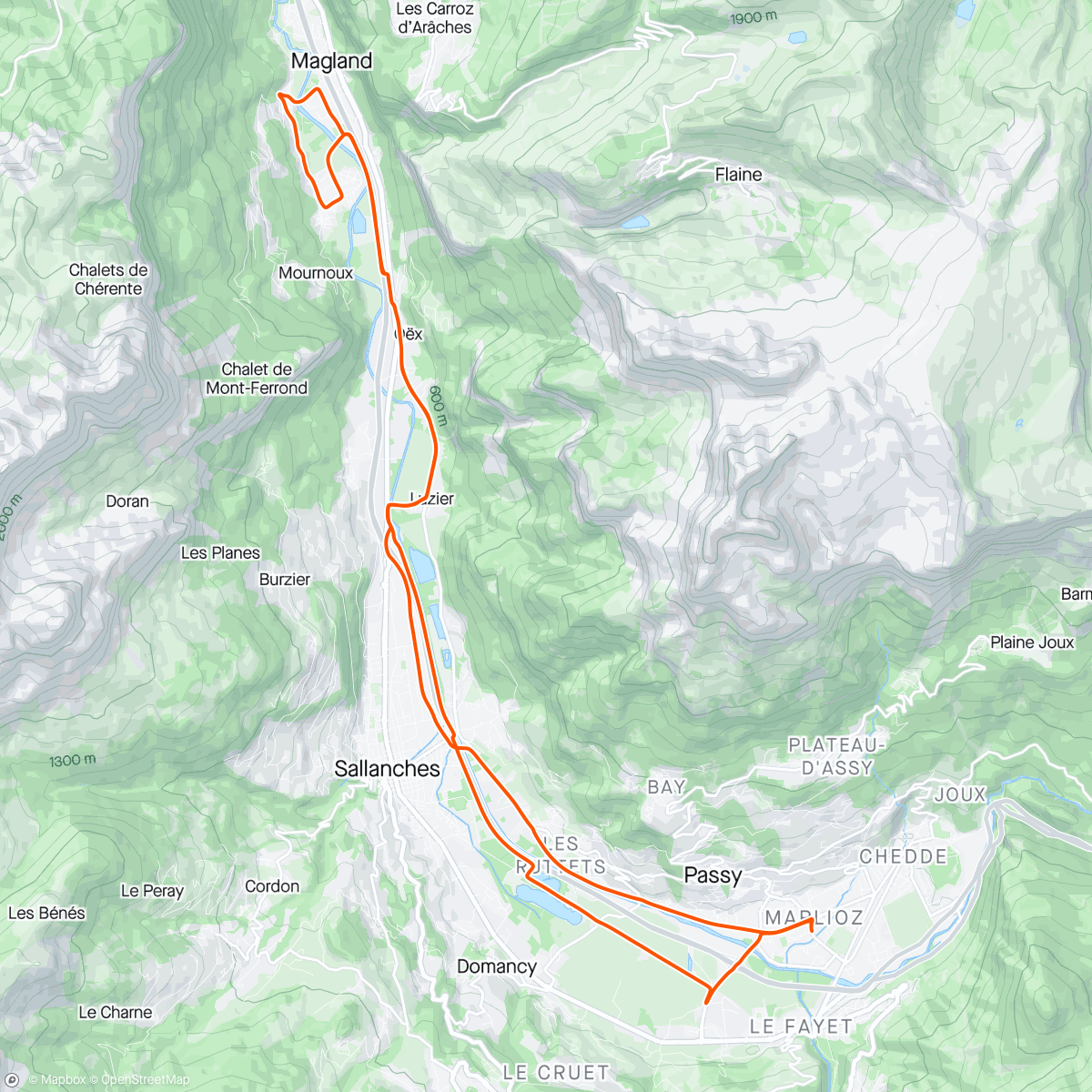 Map of the activity, Avec Maël