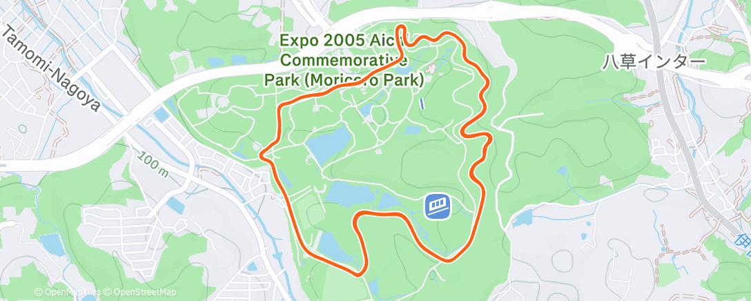 Map of the activity, 午後のライド