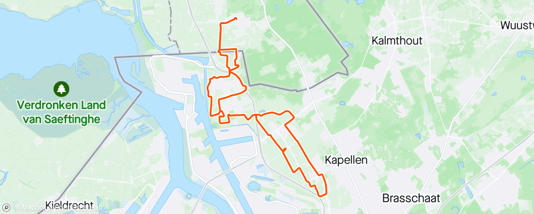 Map of the activity, Middagrit