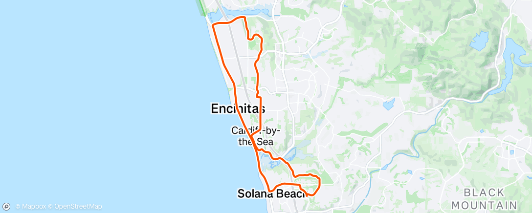 Map of the activity, Morning Ride