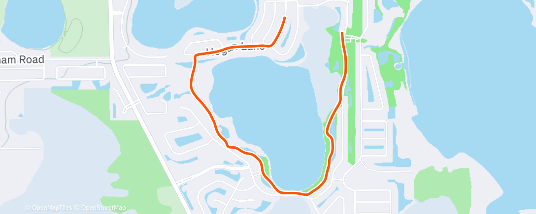 Map of the activity, Night Walk