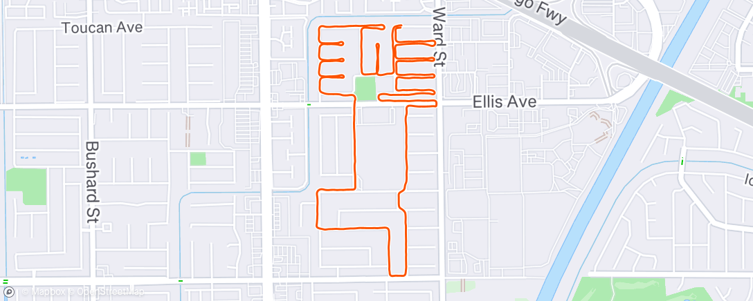 Map of the activity, between Christmas feeds