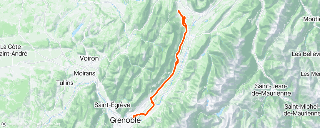 Map of the activity, Velotaf Classic #8 dans une ambiance glaciale 🥶