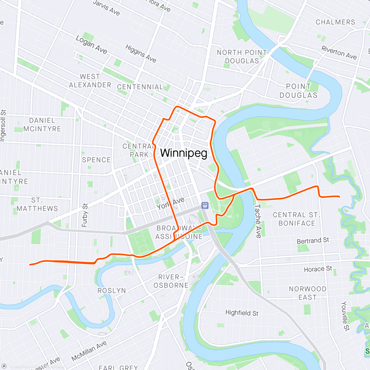 Map of the activity, Bikes and Beers - Inaugural 2024 Ride
