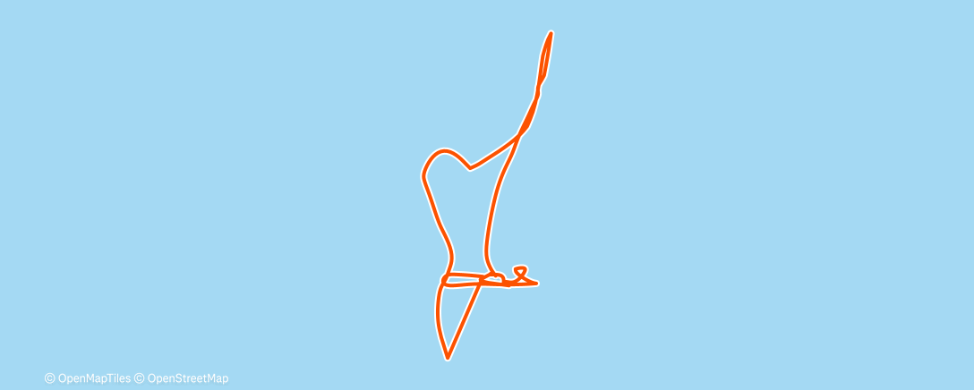 Map of the activity, Утренний заплыв