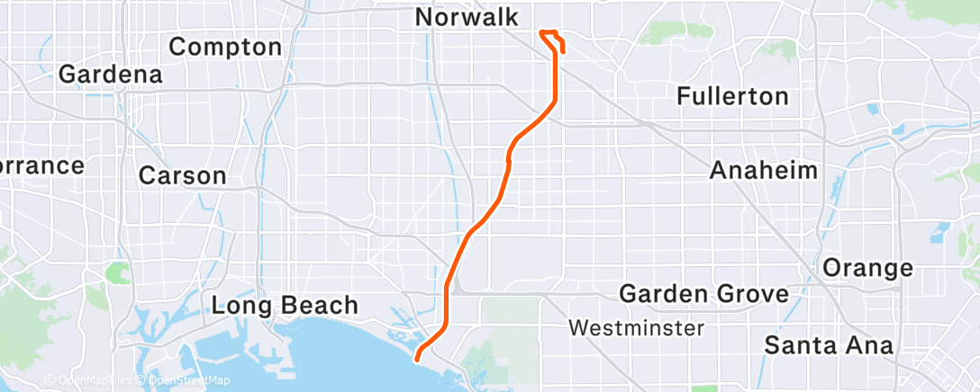 Map of the activity, Reset back to zero 0️⃣ ft. The Gambler
