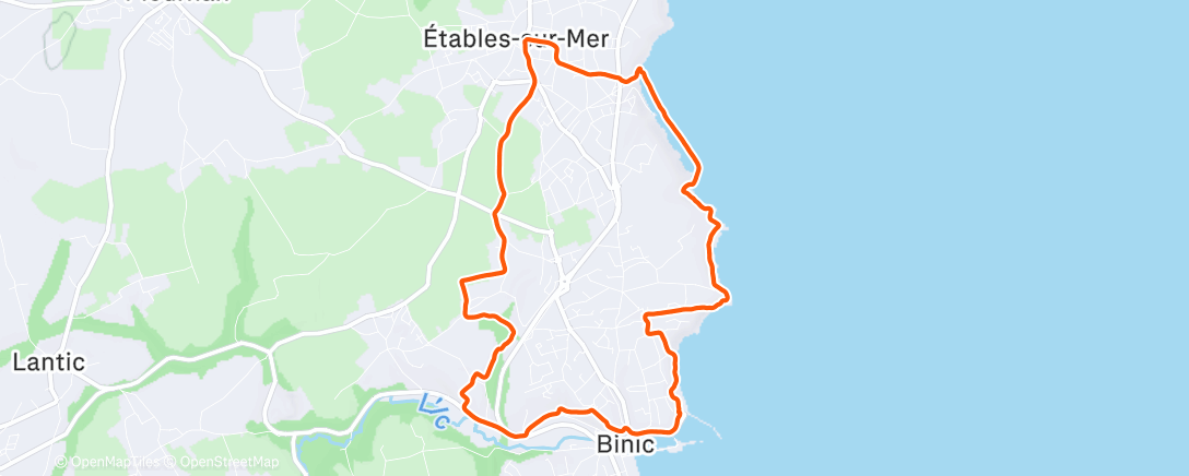 Map of the activity, Cocorun