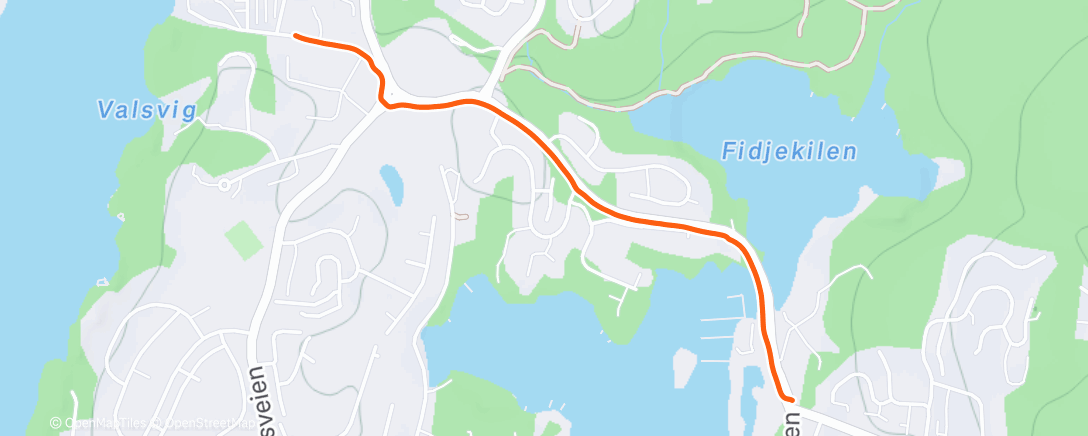 Map of the activity, Morning Ride