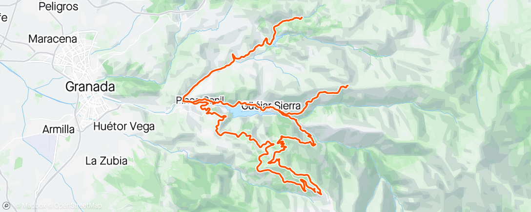 Map of the activity, Sierra #9